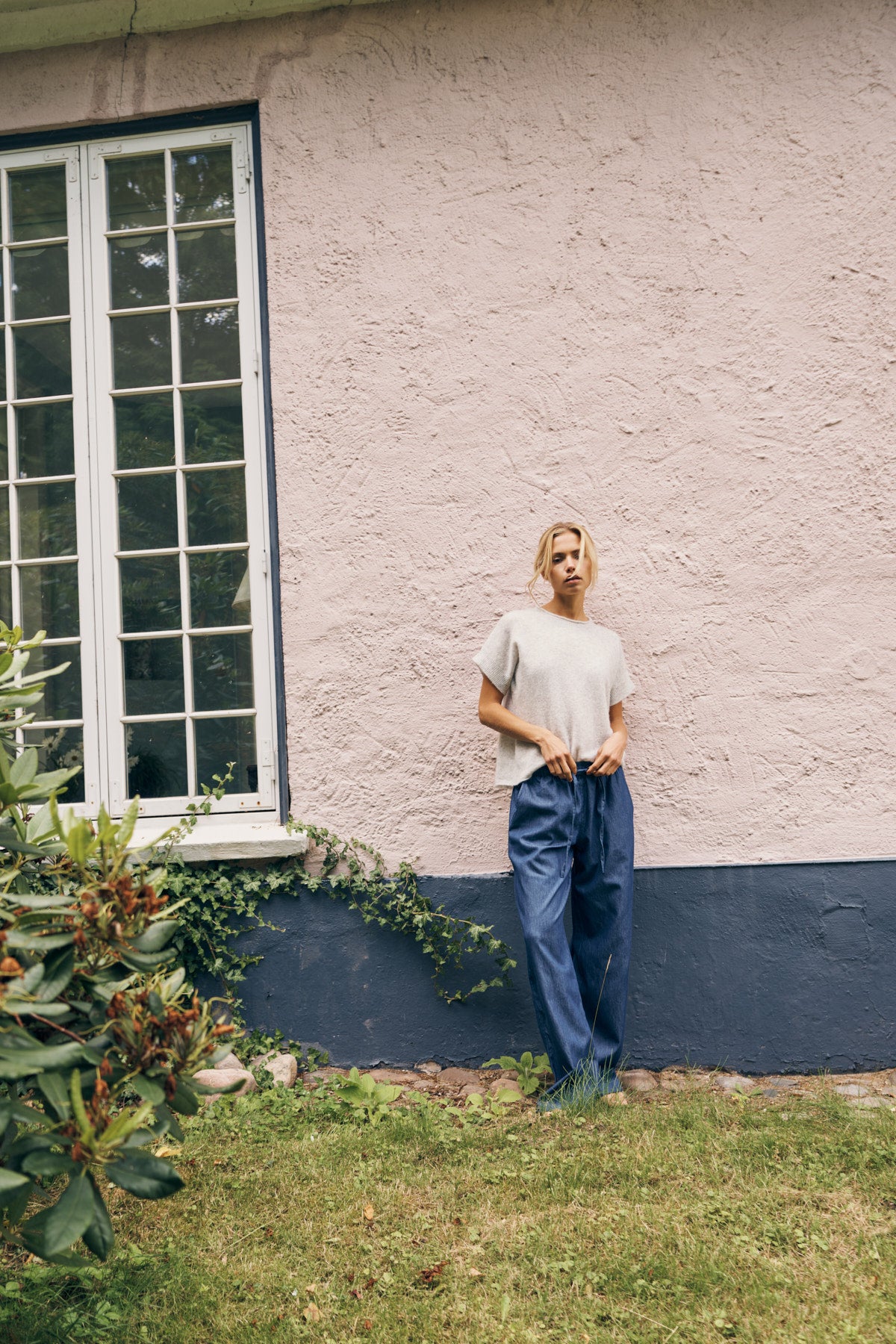 care-by-me-joy-casual-hose-denim-dunkelblau-bio-baumwolle image 4