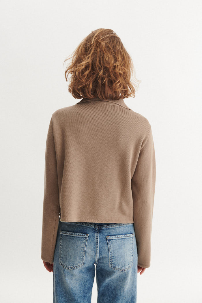 basic-apparel-mima-jacket-greige-bio-baumwolle image 3