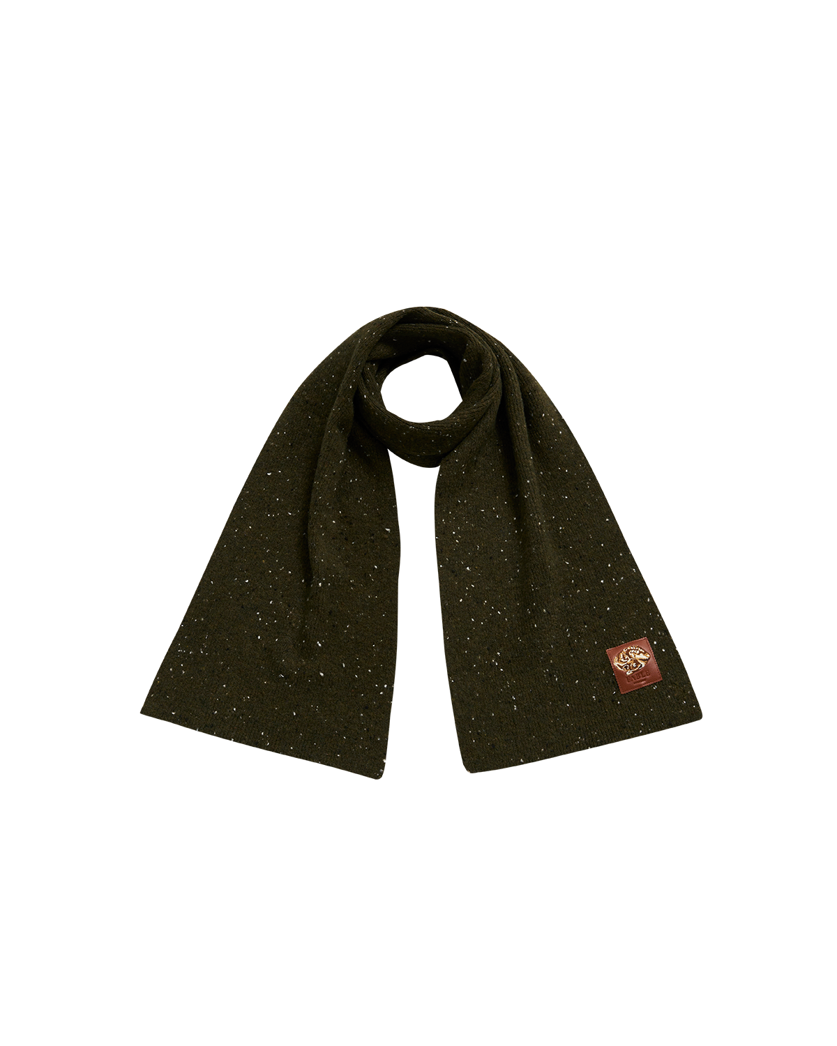 fable-england-scarves-donegal-schal-moosgr-n-meliert-strick image 1